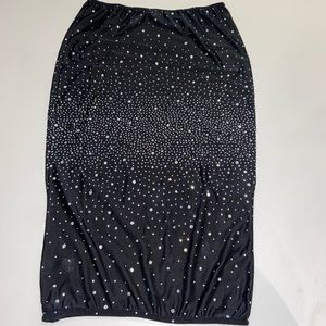 RHINESTONE TUBE DRESS (NO CHOKER)